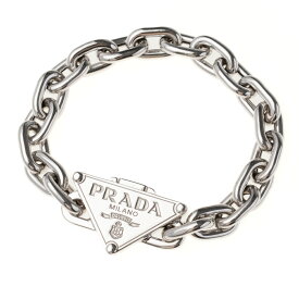 プラダ PRADA シンボル リンク ブレスレット シルバー レディース M 1JB356 2DTO F0118 新品 正規品