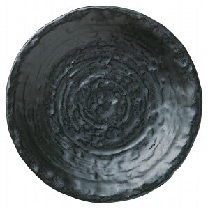 のあーる 黒マット 石目6.0皿 花伝 KOYO 光洋 光洋陶器 51530010 おしゃれ かわいい 和食器 可愛い 和陶器 業務用 食洗機対応 日本製