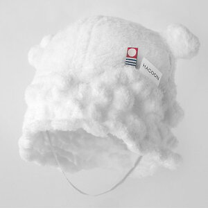 【今治タオル】 白雲(HACOON) ベビーキャップ (モコモコくま耳付) 20×15cm ○約32cm