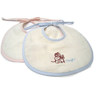 HUGHUGガーゼスタイ【日本製】ORUNET オルネット 綿100(オーガニック糸使用)【今治】