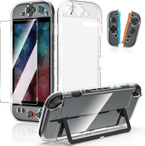 �ySS����5��OFF�zSwitch 2 �K���X�t�B����+ Switch 2 �N���A�P�[�X [�d�x9H] �X�C�b�` 2 �ی�t�B���� ������ ��U�h�~���� Switch 2 �ی�J�o�[ PC+TPU�ގ� ���ǔ� ���E�ȒP ���΂݂Ȃ� �ϏՌ����^�J�o�[