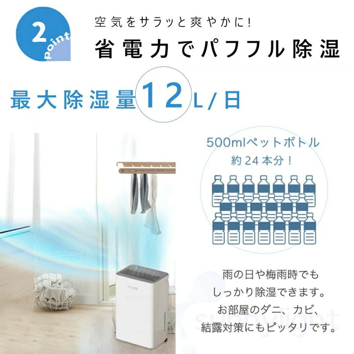 楽天市場】【2026年新登場】invitop 除湿機 除湿器 コンプレッサー 12L 