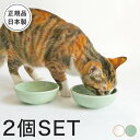 ウェットフードがきれいに食べられる猫 食器 餌皿 [ ヘルスウォーター トリーツボウル 2個セット] 水をよく飲む器 水飲み器 フードボウル 水入れ 水 皿 水分補給 おやつ 水飲み 缶詰用 ウェット用 食べやすい ンプル 子猫 シニア 国産 多頭飼い オーカッツ ペット用食器