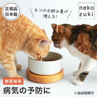 猫が水をよく飲む 猫 水飲み器 [ヘルスウォーター ボウル M] 水入れ 食器 水飲み 陶器 水 皿 水分補給 水…