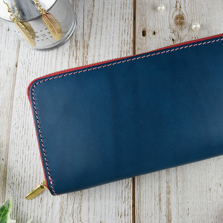 楽天市場】オーダーメイド 本革 長財布 ラウンドファスナー ブッテーロ  