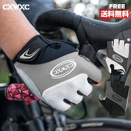 【ジェルパッド付】サイクルグローブ 春夏用 指切り サイクリンググローブ 通気性抜群 衝撃緩和 滑り止め…