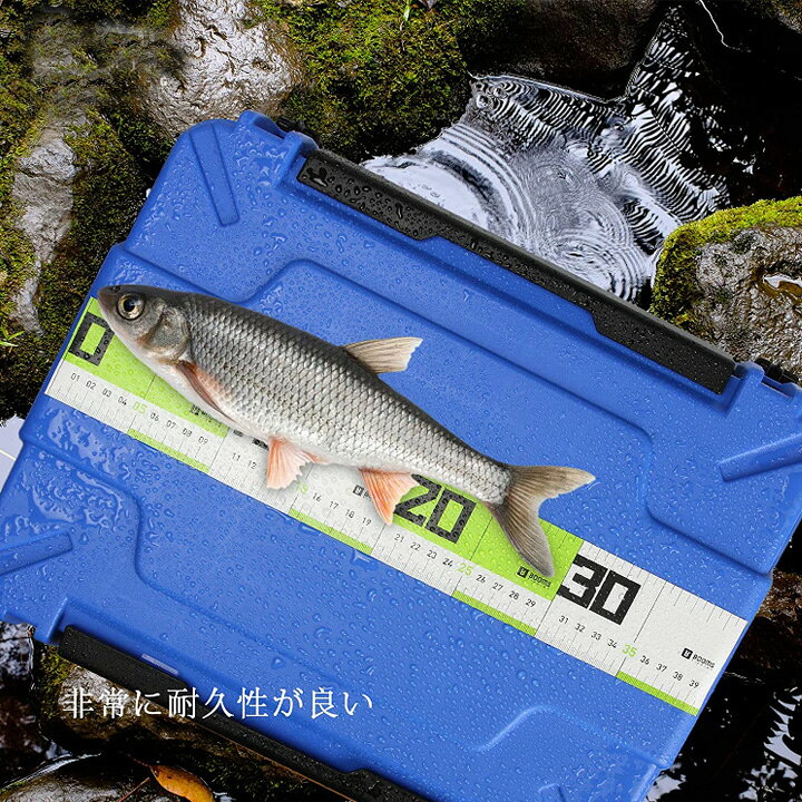 高級 フィッシュグリップ スケール付き レッド 魚掴み