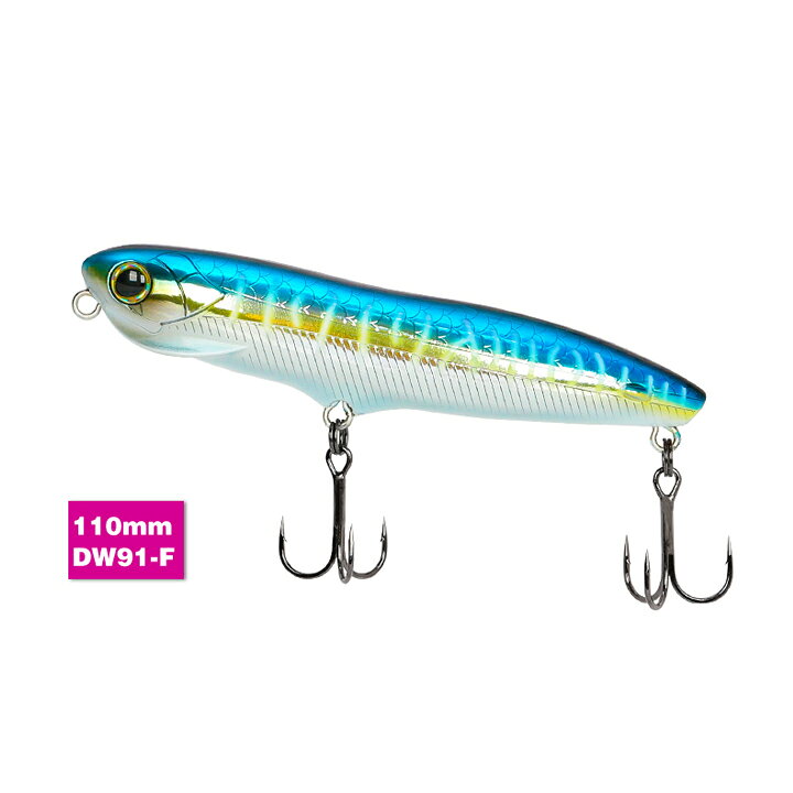 楽天市場 フローティングペンシル トップウオーター シーバス 110mm 18 8g ハード餌 プロポッパー タングステン重心移動式 シーバス 青物 ルアー トリブルフック装備 代引き 宅配便送料別途加算 ｃ ｄ