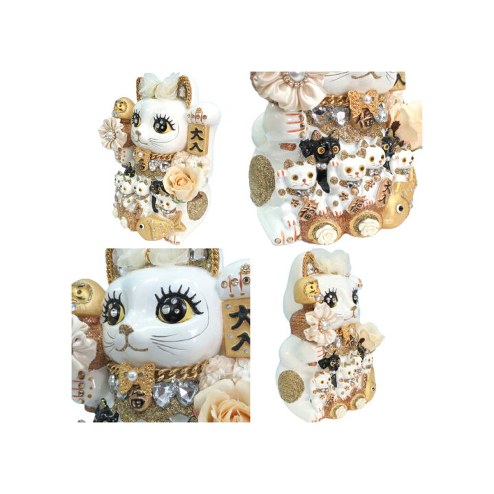 楽天市場】招き猫 置物 貯金箱 プリンセスキャット 特大 C406 