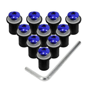 �X�N���[���{���g 5mm �u���[ �� YZF-R1 FZS1000 XJR1300 YZF-R25 YZF-R6 FZR400 FZ400 TZR250R ���}�n YAMAHA �E�F���i�b�g