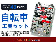 プロ仕様 自転車 修理 工具セット メンテナンスツール 43P ケース付き MTB メンテナンスセット マルチツ…