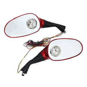 �o�C�N�~���[ �X�s�[�J�[�t�� MP3 �o�b�N�~���[ ��̌^ ���b�h �I�[�o�� ���E�Z�b�g �o�C�N �X�s�[�J�[ SD XJR400 XJR1300 SRX400 ���y