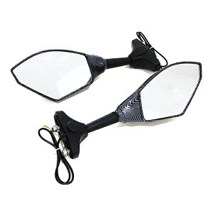 CB XJR GSX �r�b�OGSX-R CBR1100XX LED �E�C���J�[�~���[ ���E�Z�b�g �J�[�{���� �o�C�N�p �o�C�N �~���[ �J�[�{���� ���A�r���[�~���[