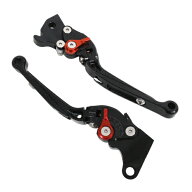 シグナス X SR SE12J SE44J ブラック 黒 可倒式 6段階角度調整 ブレーキレバー クラッチレバー 左右セッ…