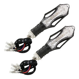 LED �E�C���J�[ �_�C�������h�^ 2�Z�b�g �N���A�����Y ��� �A���[ �^ �ėp �z���_ honda XR50 CB400SF CB1300SF SC54 �����^ Ape100
