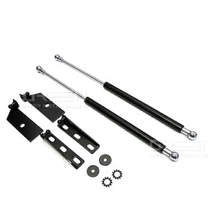 86/ハチロク ZN6 H24/3〜 ブラック/黒 ボンネットダンパー 2本セット トヨタ【ショック アブソーバー ボディバンパー 開閉 純正パネル 穴 使用 純正ボンネット ボルトオン エンジンルーム】