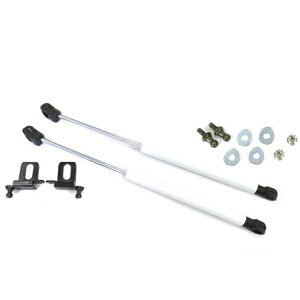 ノア ヴォクシー 70系 H19/7〜H22/4 ホワイト/白 ボンネットダンパー 2本セット トヨタ【ショック アブソーバー ボディバンパー 開閉 純正パネル 穴 使用 純正ボンネット ボルトオン エンジンル
