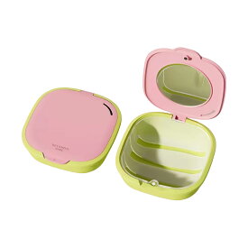 マウスピース ケース リテーナーケース 入れ歯ケース おしゃれ コンパクト 部分入れ歯 マウスピース 洗浄ケース 鏡付き 可愛い 携帯用 持ち運び 耐熱100度 携帯 矯正ボックス 抗菌 入れ歯洗浄容器 歯 義歯ケース