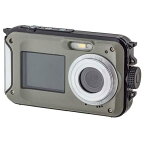 防水・防塵デジタルカメラ 800万画素 VS-N003SY H グレー (1台)【VERSOS(ベルソス)】