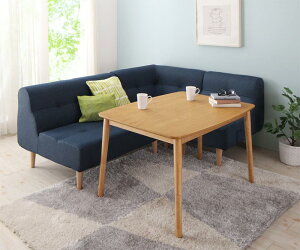 ダイニングセット 4点セット(105×75cm)【puits】ブラウン こたつもソファーも高さ調節できるリビングダイニングセット【puits】ピュエ【代引不可】