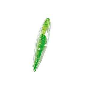 (業務用20セット) プラス ノック式修正テープ ホワイパーパル 【幅:4.2mm】 WH-034 緑