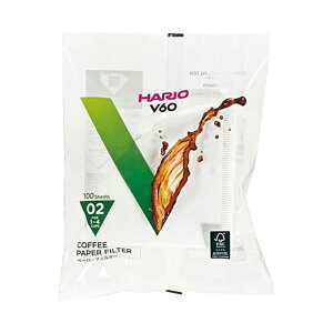 �y5�Z�b�g�z HARIO V60�p�y�[�p�[�t�B���^�[02W 1�`4�t�p 100���� VCF-02-100WX5