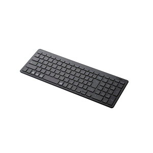 エレコム Bluetoothコンパクトキーボード/パンタグラフ式/薄型/マルチOS対応/ブラック TK-FBP101BK