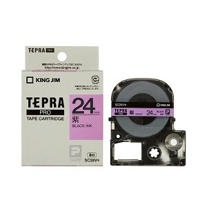 �i�܂Ƃ߁j �L���O�W�� �e�v�� PRO �e�[�v�J�[�g���b�W �p�X�e�� 24mm ���^������ SC24V 1�� �y×4�Z�b�g�z