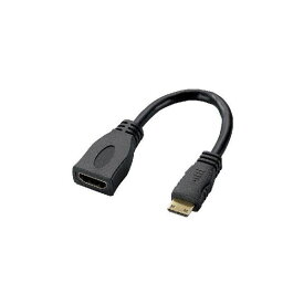 (まとめ)エレコム タブレットPC用HDMI変換ケーブル(タイプA-タイプC) TB-HDAC2BK【×2セット】