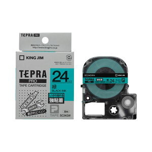 �i�܂Ƃ߁j �L���O�W�� �e�v�� PRO �e�[�v�J�[�g���b�W ���S�� 24mm �΁^������ SC24GW 1�� �y×4�Z�b�g�z