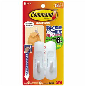 �i�܂Ƃ߁j 3M �R�}���h�t�b�N M �I�t�z���C�g �t�b�N2��+�^�u6�� CMR6 1�p�b�N �y×15�Z�b�g�z