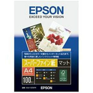 【ポイント10倍】(業務用60セット) エプソン EPSON スーパーファイン紙 KA4100SFR A4 100枚