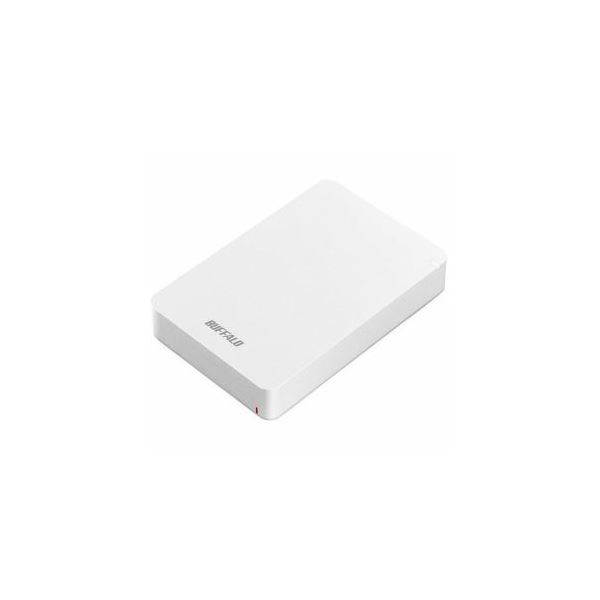 BUFFALO USB3.1（Gen1） ポータブルHDD 4TB ホワイト HD-PGF4.0U3-GWHA