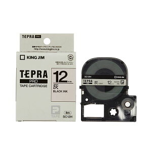 (�܂Ƃ�) �L���O�W�� �e�v�� PRO �e�[�v�J�[�g���b�W �p�X�e�� 12mm �D�F�^������ SC12H 1�� �y×10�Z�b�g�z