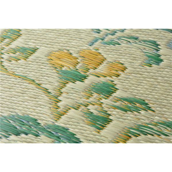 楽天市場】い草 ラグマット 絨毯 約250×350cm グリーン 日本製 縁：綿