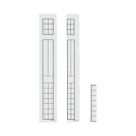 (まとめ) ライオン事務器カルテバインダー用見出し紙 KB-11用 縦315×横50mm KC-1 1パック(50枚) 【×10セット】