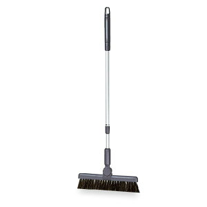 (まとめ) ほうき/掃除用品 【伸縮柄 グレー 26cm】 最長:約102cm BM-2ホーキ26 〔業務用 施設 店舗〕 【×5セット】