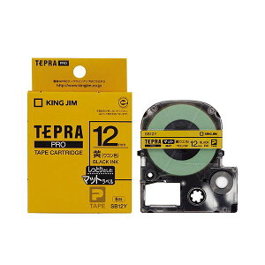 (�܂Ƃ�) �L���O�W�� �e�v�� PRO �e�[�v�J�[�g���b�W �}�b�g���x�� 12mm ���i�E�R���F�j�^������ SB12Y 1�� �y×10�Z�b�g�z
