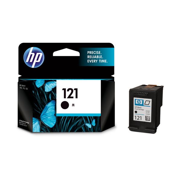 (まとめ) HP121 プリントカートリッジ 黒 CC640HJ 1個 【×10セット】 インクカートリッジ