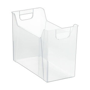 (まとめ)ナカバヤシ ファイルボックス A4クリア FB-EW04-CR 1個 【×10セット】