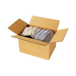 (まとめ)TANOSEE 無地ダンボール箱 B4(S)サイズ 高さ250mm 1パック(10枚) 【×3セット】