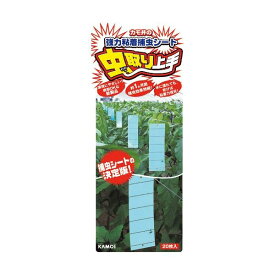(まとめ) カモ井加工紙 虫取り上手 ブルー NO16246 1袋(20枚) 【×5セット】