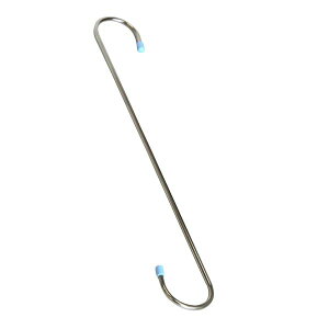 (まとめ)S字フック ステンレス フリーフック 40cm(2個入) 【×3セット】