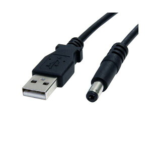 (܂Ƃ) StarTech USB-5VDCdP[u 91cm DCvO(O`5.5m/a2.1mm) ubN USB2TYPEM 1{ y×30Zbgz