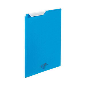 (まとめ) リヒトラブ AQUA DROPsクリップファイル A4 青 F-5067-8 1枚 【×30セット】