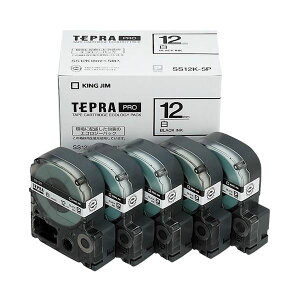 (�܂Ƃ߁j�L���O�W�� �e�v�� PRO �e�[�v�J�[�g���b�W 12mm ��/������ SS12K-5P 1�p�b�N(5��)�y×3�Z�b�g�z