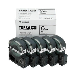 (�܂Ƃ߁j�L���O�W�� �e�v�� PRO �e�[�v�J�[�g���b�W 6mm ��/������ SS6K-5P 1�p�b�N(5��)�y×3�Z�b�g�z