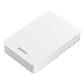 バッファロー USB3.1（Gen.1）対応 耐衝撃ポータブルHDD 5TB ホワイト HD-PGF5.0U3-GWHA