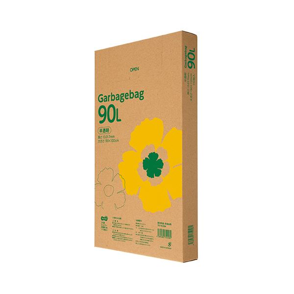 通販クーポン （まとめ）TANOSEE ゴミ袋エコノミー 半透明 90L BOX