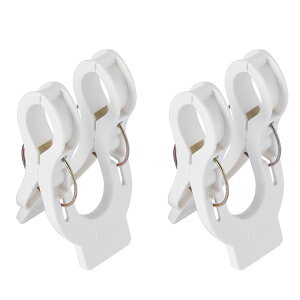 竿ピンチ 洗濯ばさみ 約幅7×奥行7×高さ13cm 3セット ホワイト 2個入 セキスイ ベランダ 洗濯用品 ランドリー用品